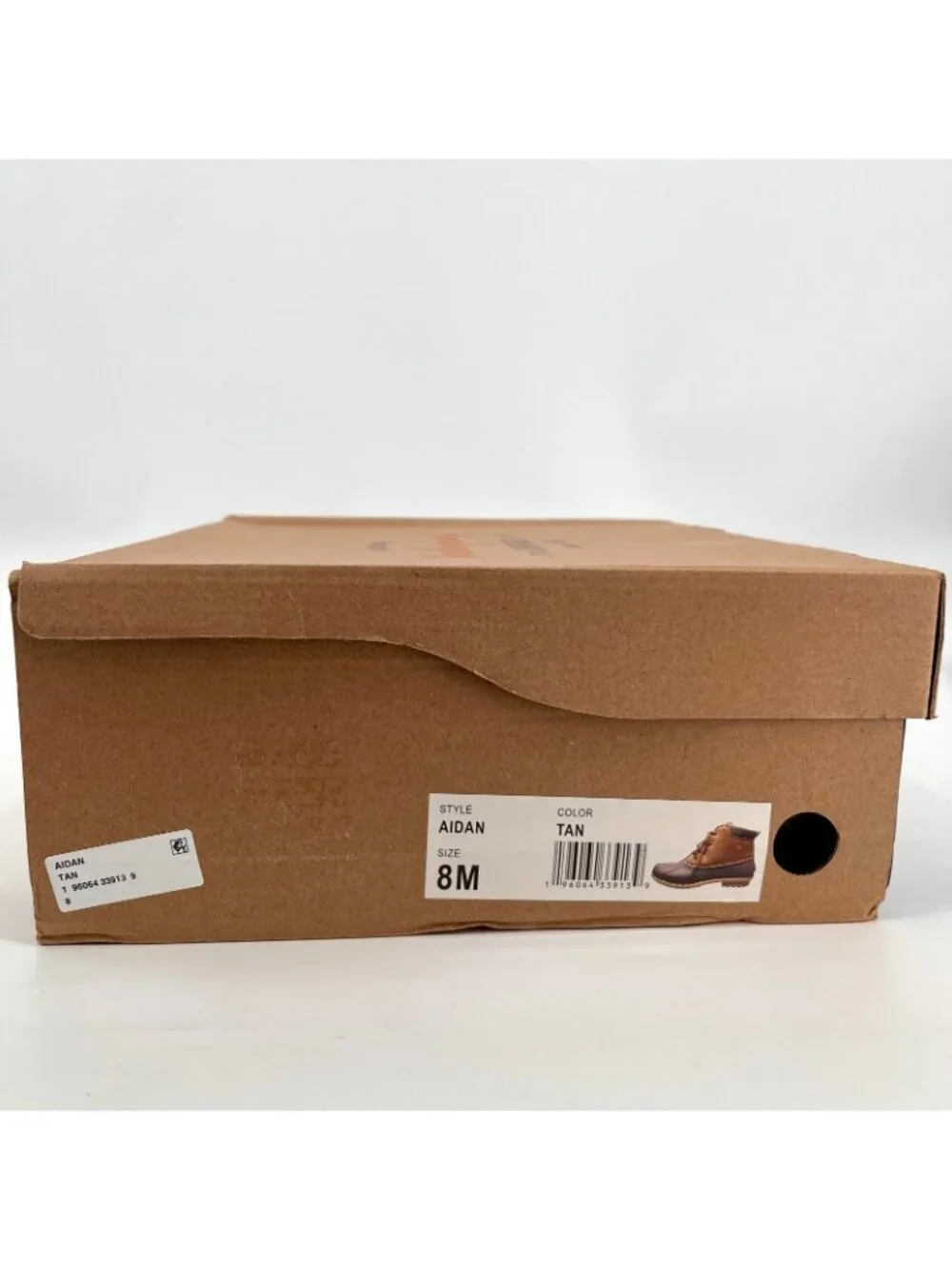 Weatherproof Vintage Men's Aidan Duck Boots Size 8 Tan New In Box